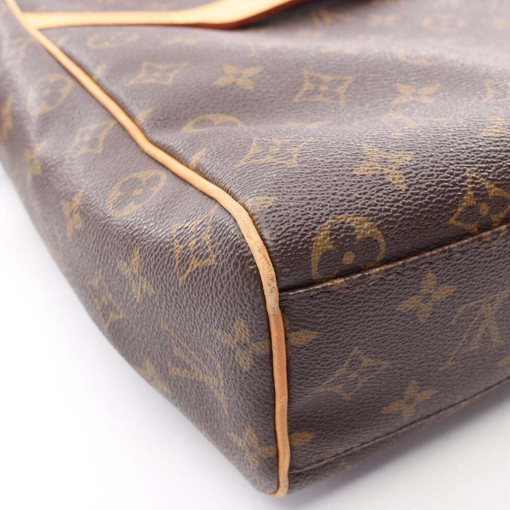 Louis Vuitton Bag Canvas Leather Shoulder Monogram Brown Abesses - Picture 9 of 9